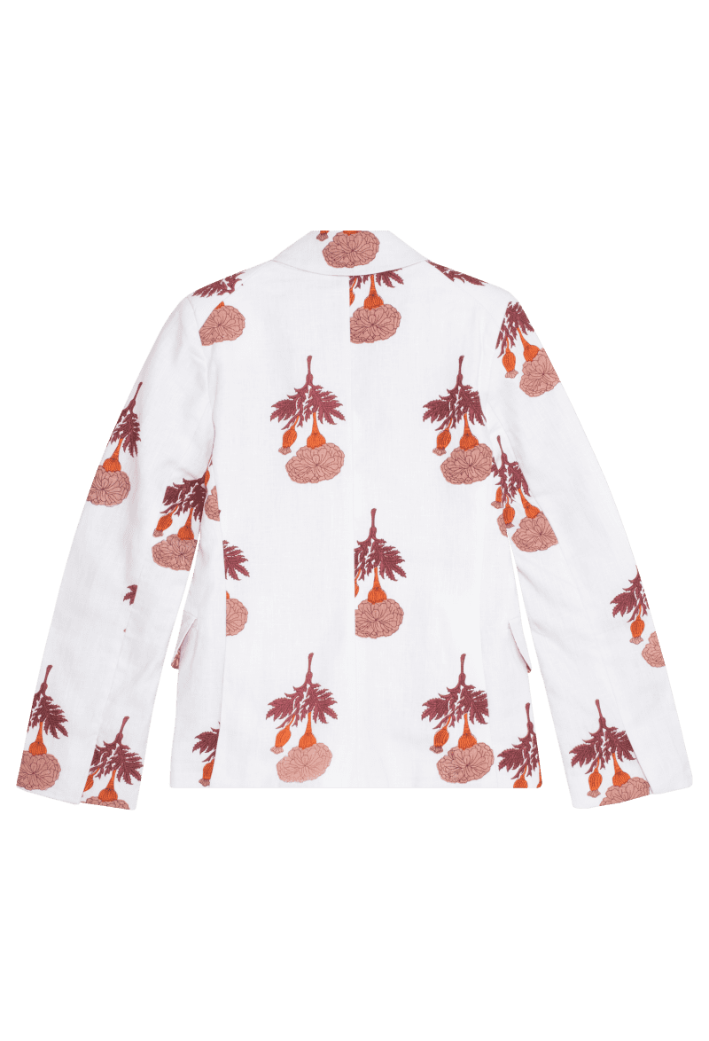 AOB DREELINENBLAZER TEAROSE back