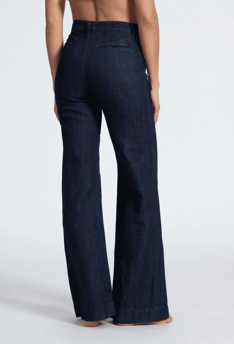 ASKK DENIMTROUSER INDIGOLINEN back