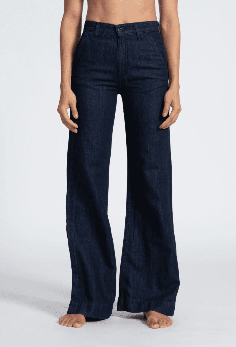 ASKK DENIMTROUSER INDIGOLINEN front 1