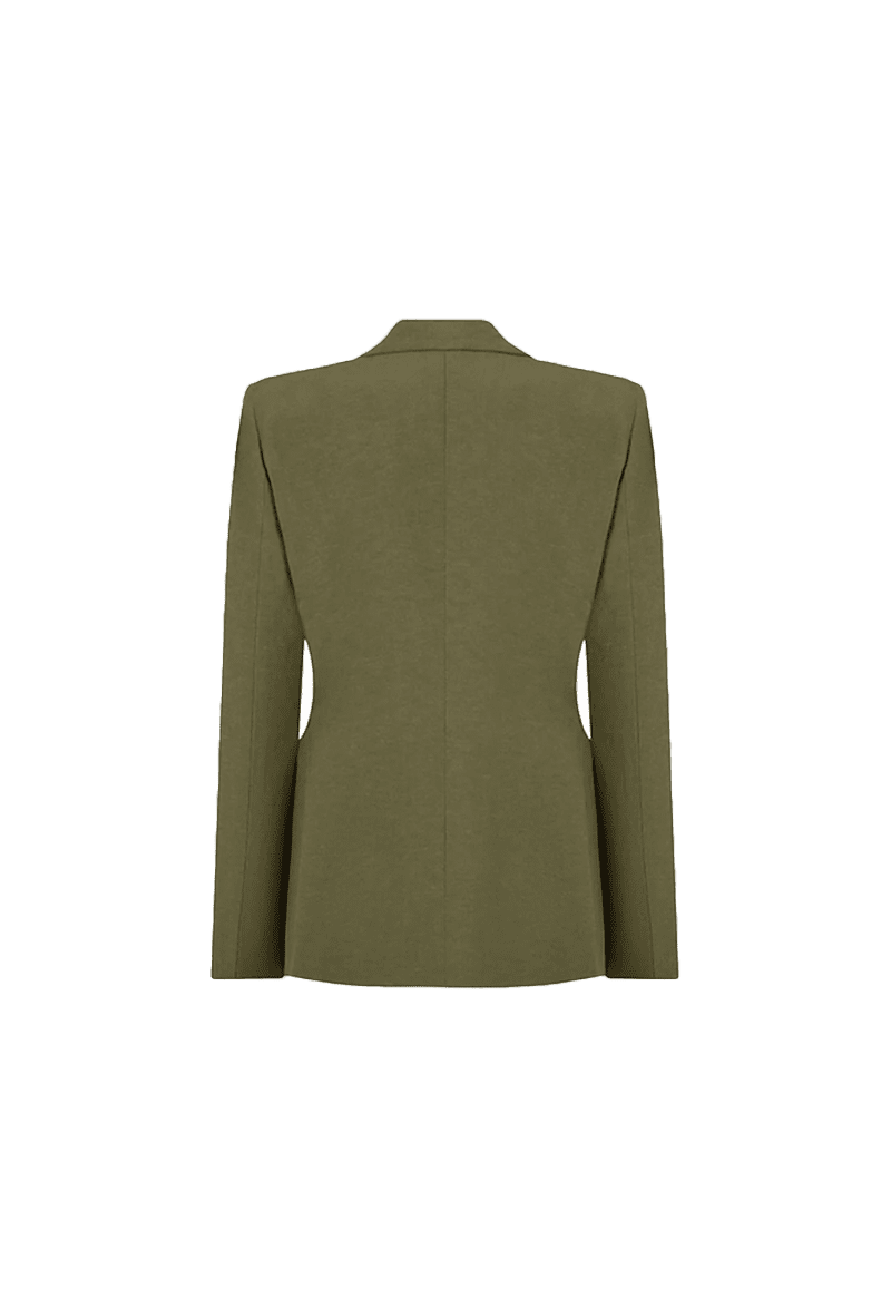 BLZ ROXSTARCHARMERBLAZER OLIVE back