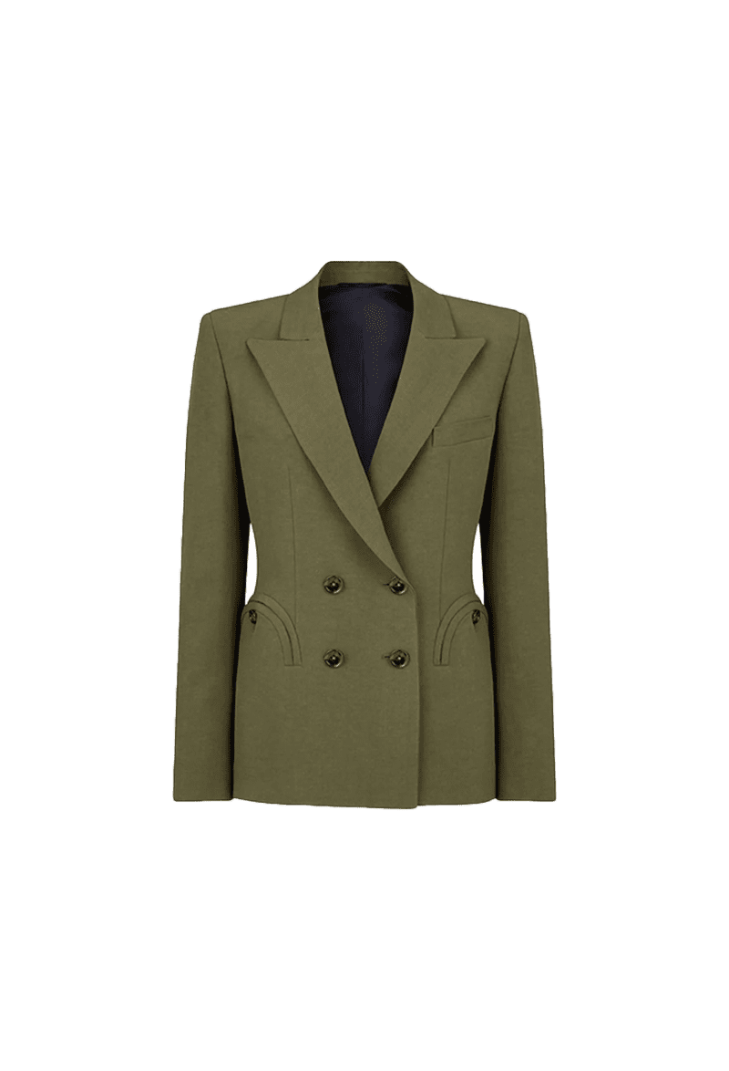 BLZ ROXSTARCHARMERBLAZER OLIVE front