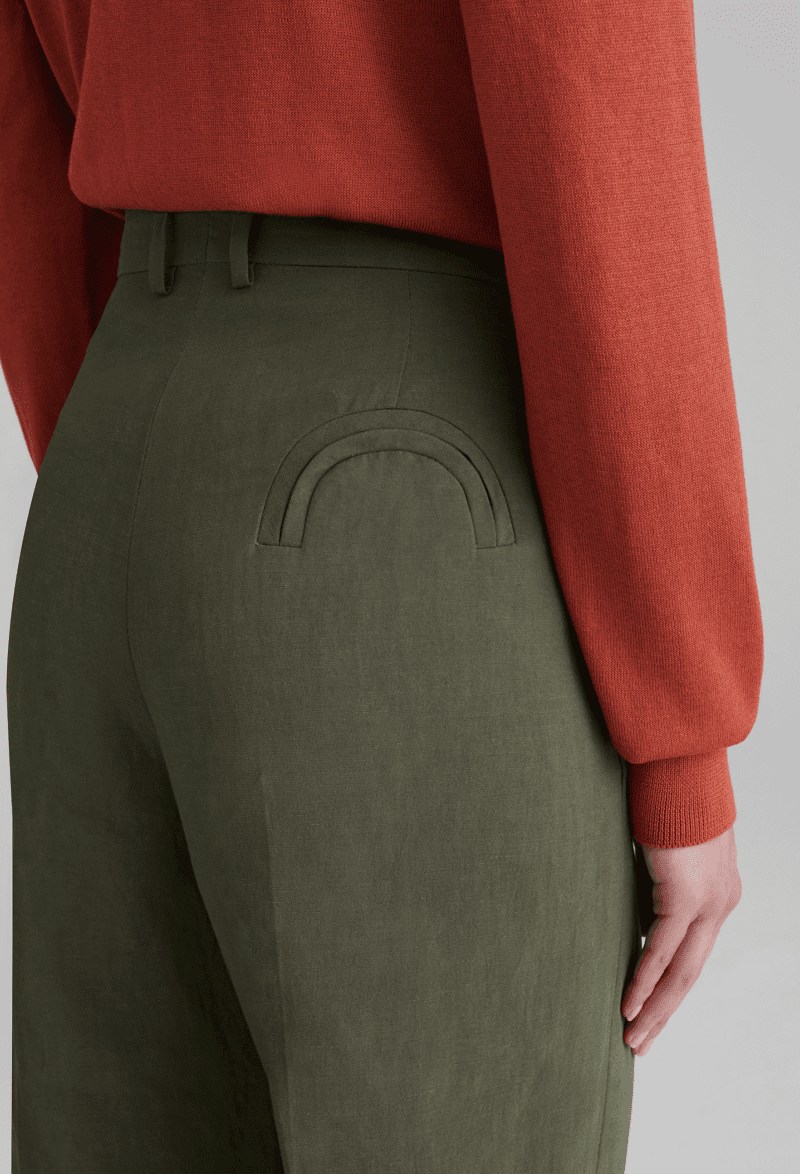 BLZ ROXSTARFOXPANTS OLIVE detail