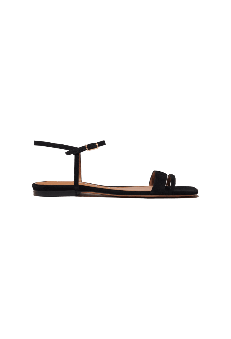 EMME SIMPLEFLAT BLACKSUEDE side