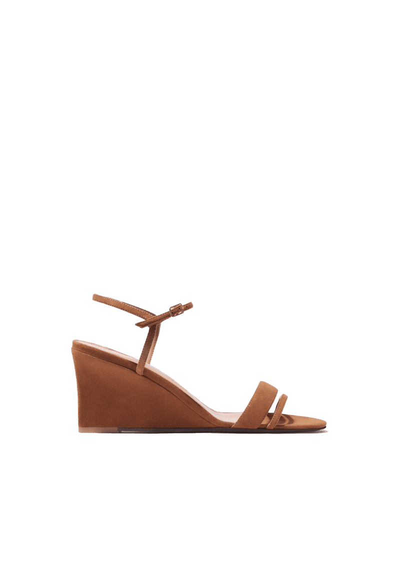 EMME SIMPLEWEDGE CARAMELSUEDE side