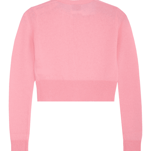 FF CASHMEREWOOLSMALLSWEATER ROSE back