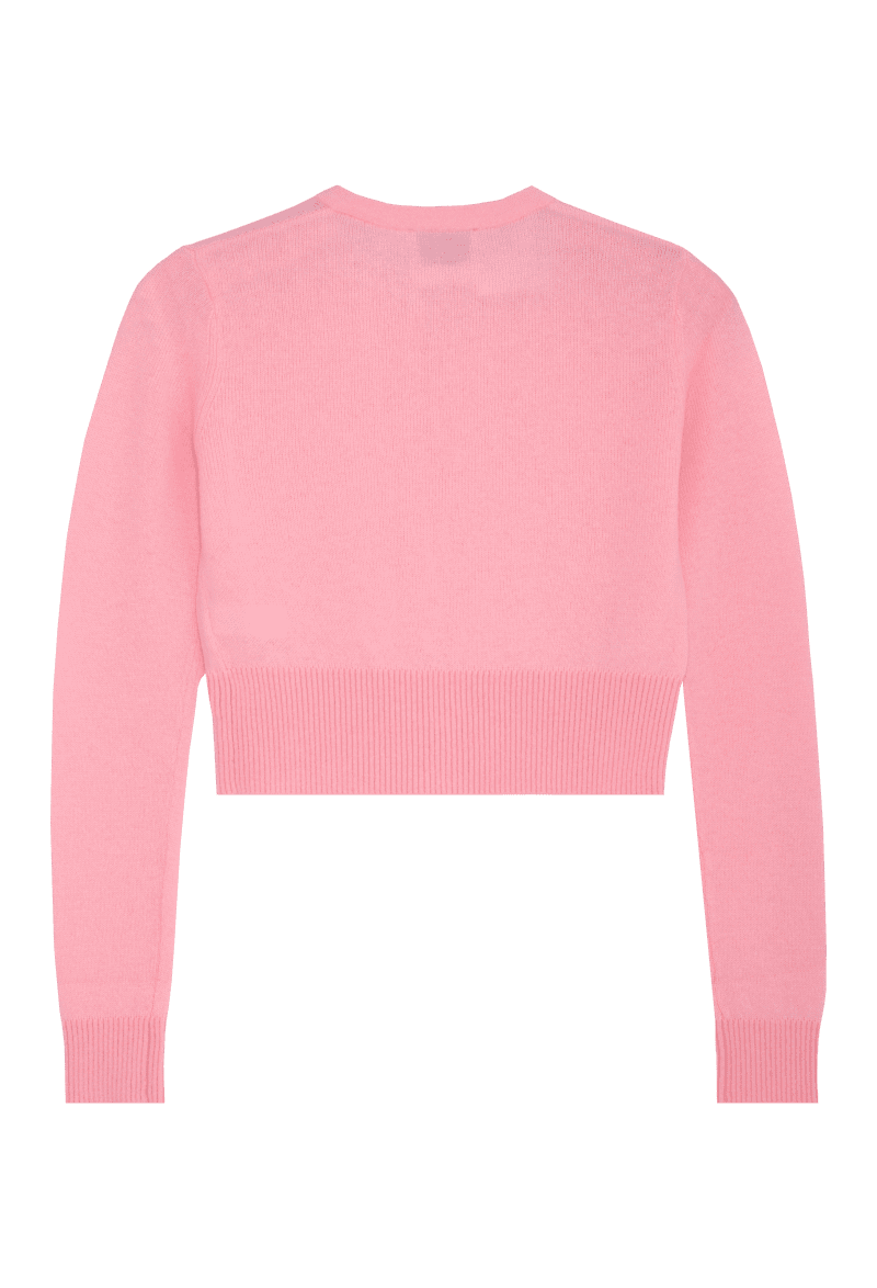 FF CASHMEREWOOLSMALLSWEATER ROSE back