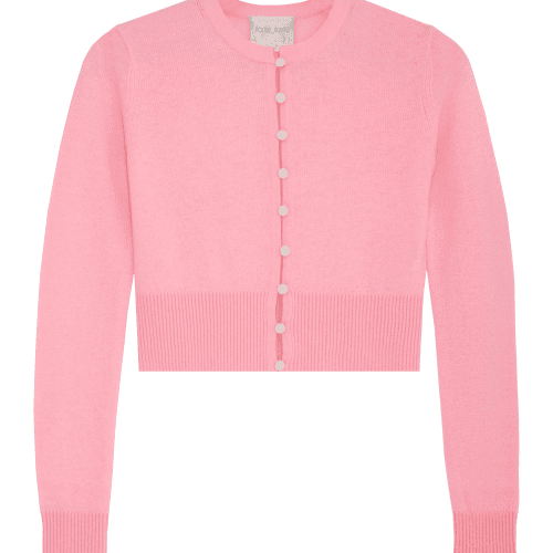 FF CASHMEREWOOLSMALLSWEATER ROSE front