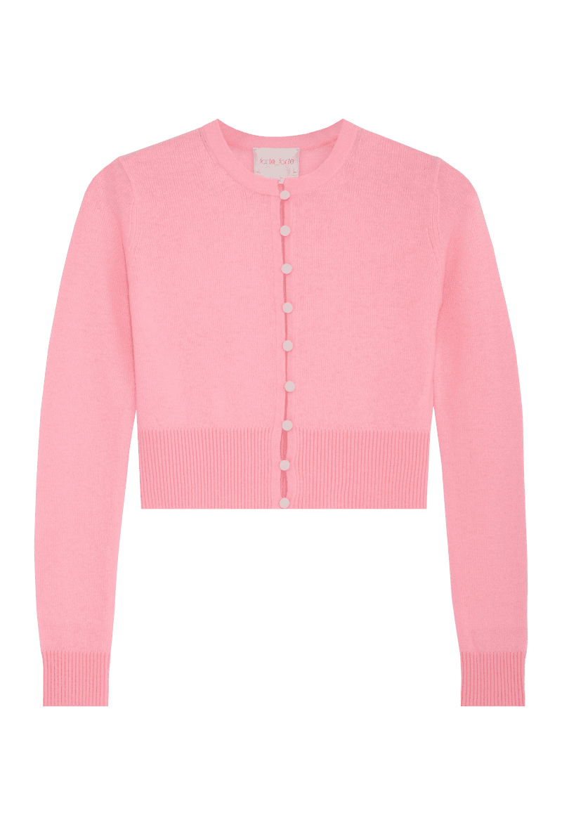 FF CASHMEREWOOLSMALLSWEATER ROSE front