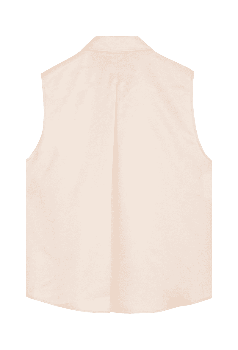 FF OVERSIZEDSLEEVELESSSHIRT IVORY back