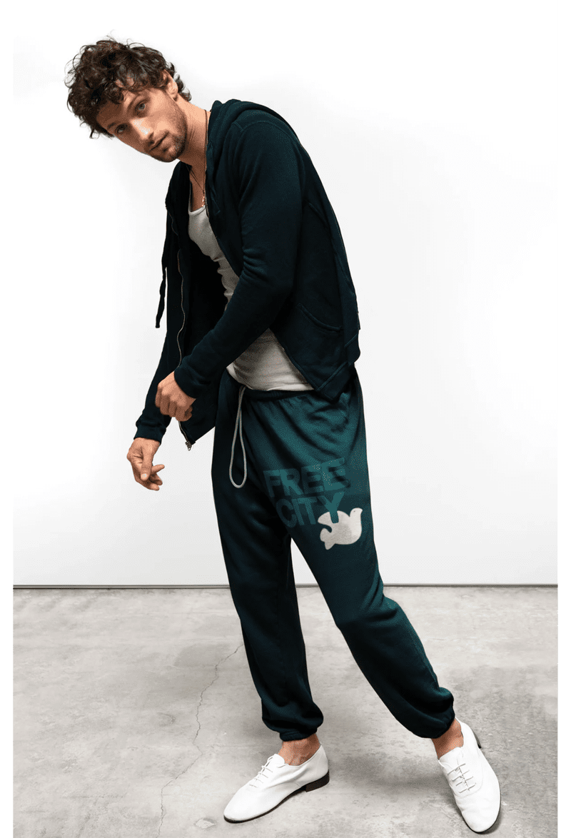 FREECITY SWEATPANT GREENSHROOMS side