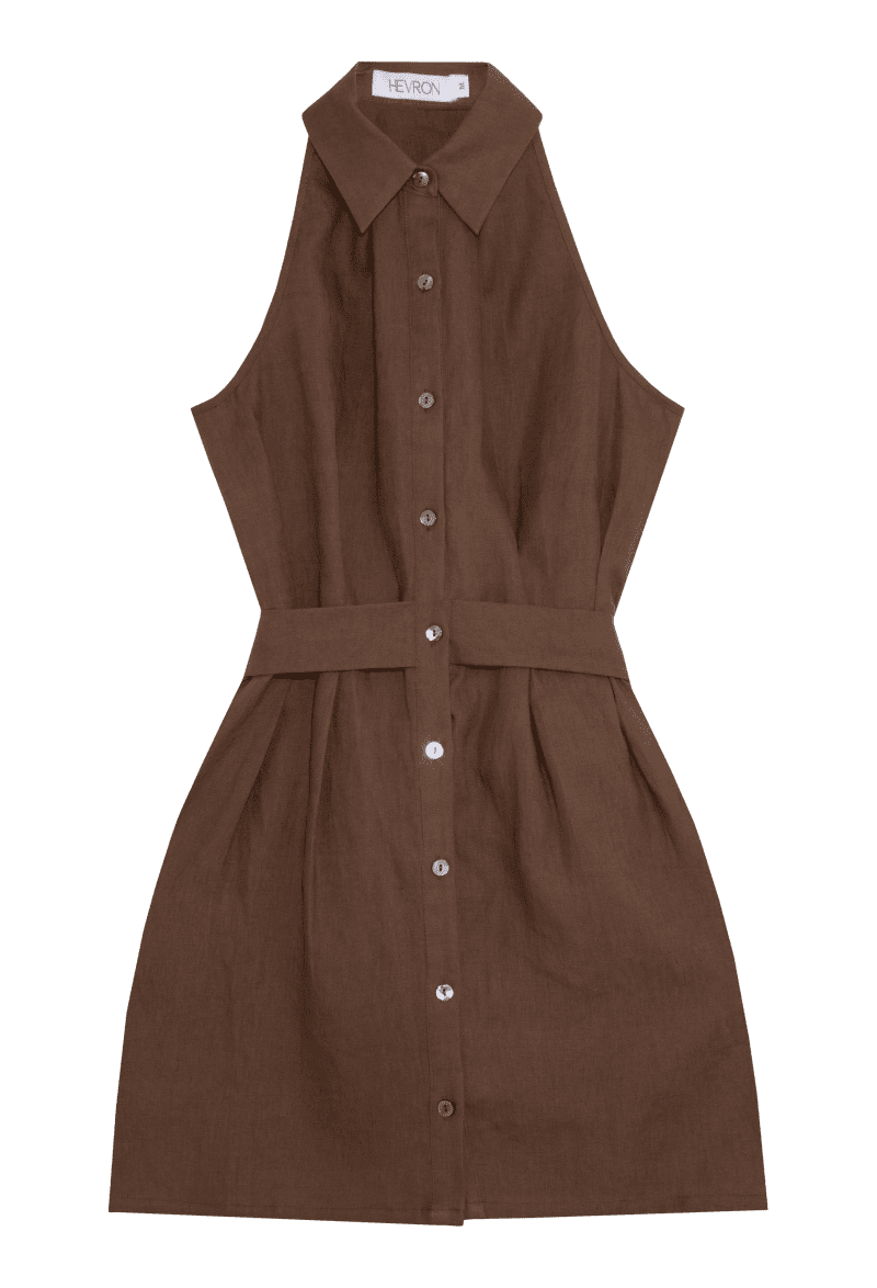 HEV DOMINOMINIDRESS CHOCOLATE front 8481a420 e14d 4f3f a7a9 a7e83bd5bebc