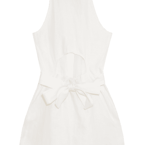 HEV DOMINOMINIDRESS WHITE back