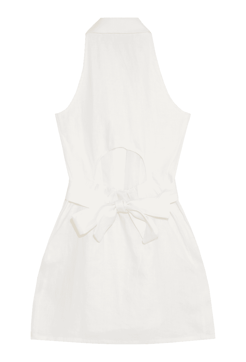 HEV DOMINOMINIDRESS WHITE back