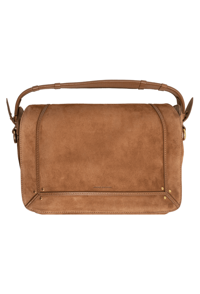 JED PEPITOMBAG TABACSPLITSUEDE front