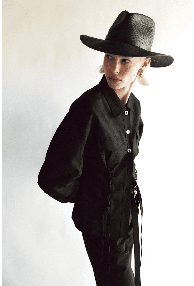 JL SHERMANHAT BLACK model 2