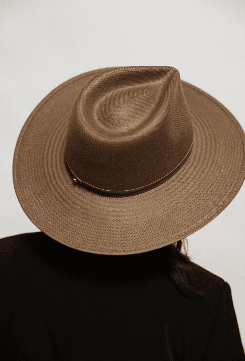 JL SHERMANHAT BROWN top