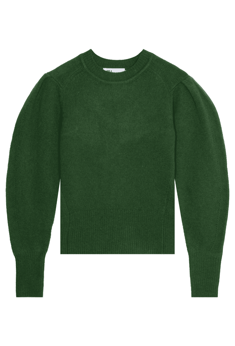 JR PUFFSLEEVECREWNECKSWEATER CEDAR