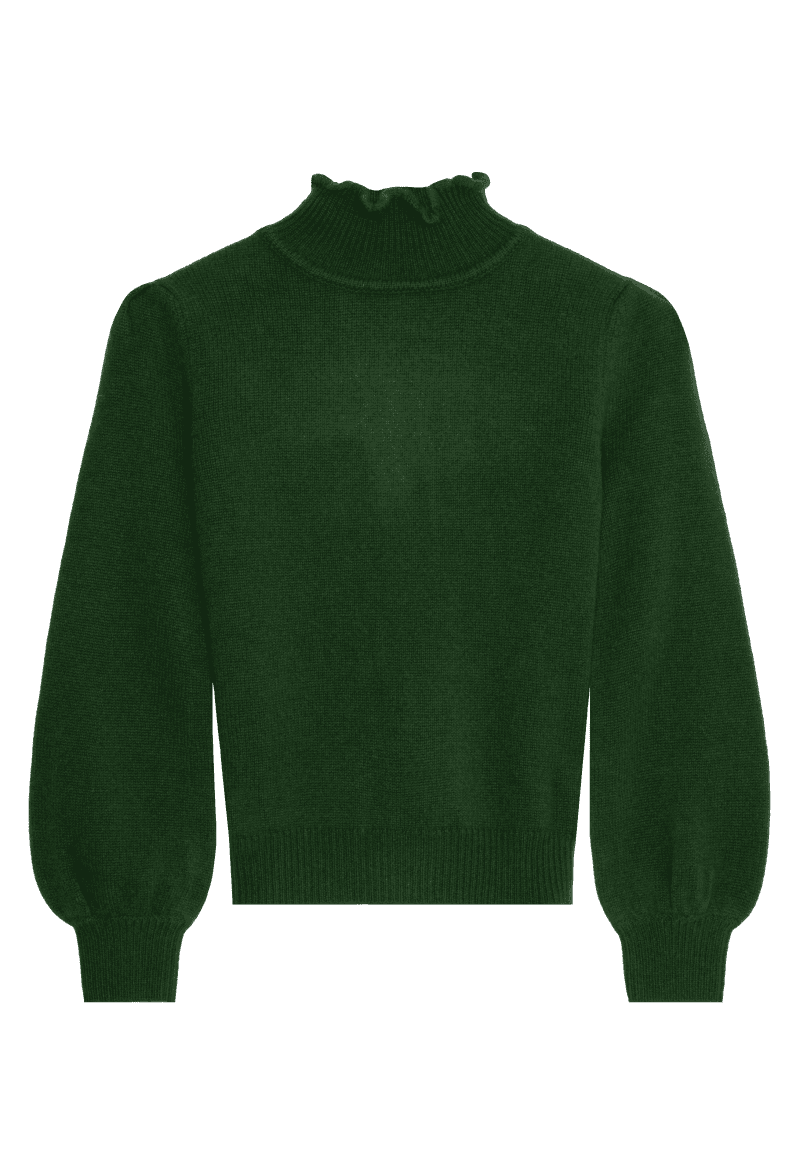 JR PUFFSLEEVETURTLENECK CEDAR