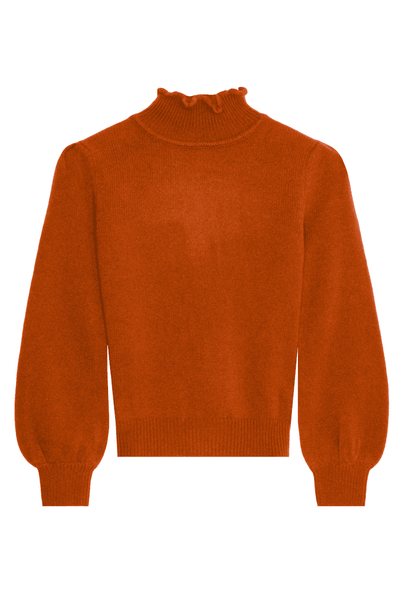 JR PUFFSLEEVETURTLENECK TAMARIND