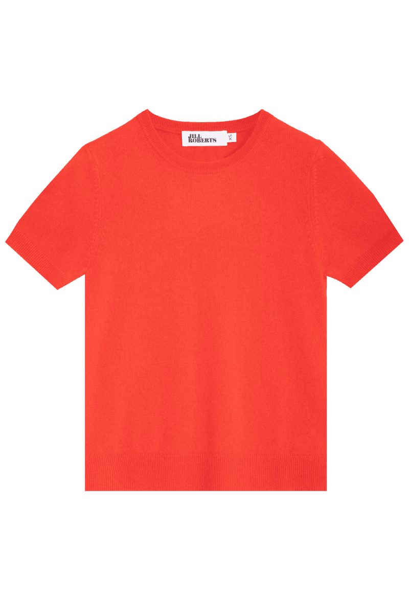 JR SHORTSLEEVECREWSHIRT TOMATO