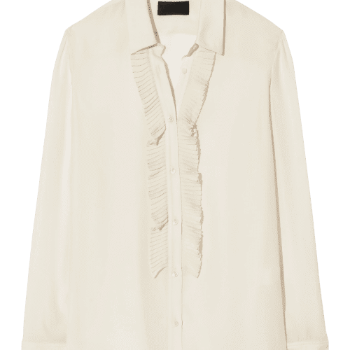 NL DANIKASILKSHIRT IVORY front