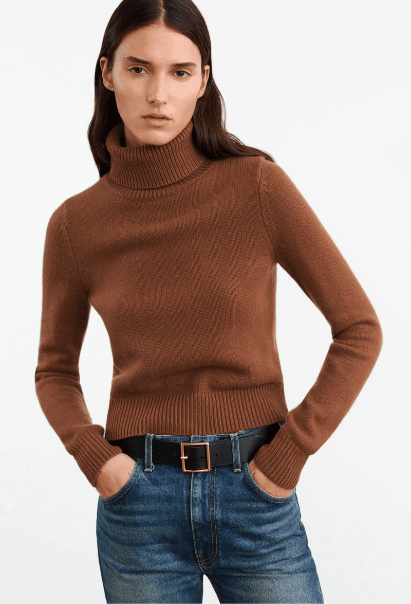 NL HOLLYNCASHMERETURTLENECK COFFEE front 4