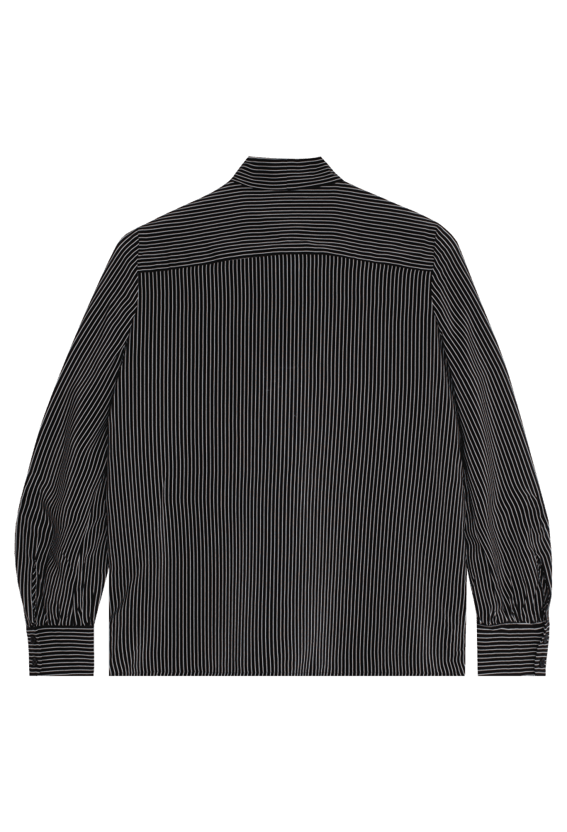 NL IRINATOP BLACK IVORY STRIPE back