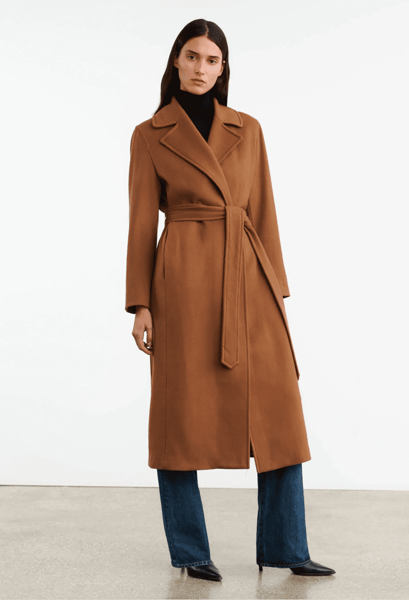 NL LORELLECOAT COGNAC front 1