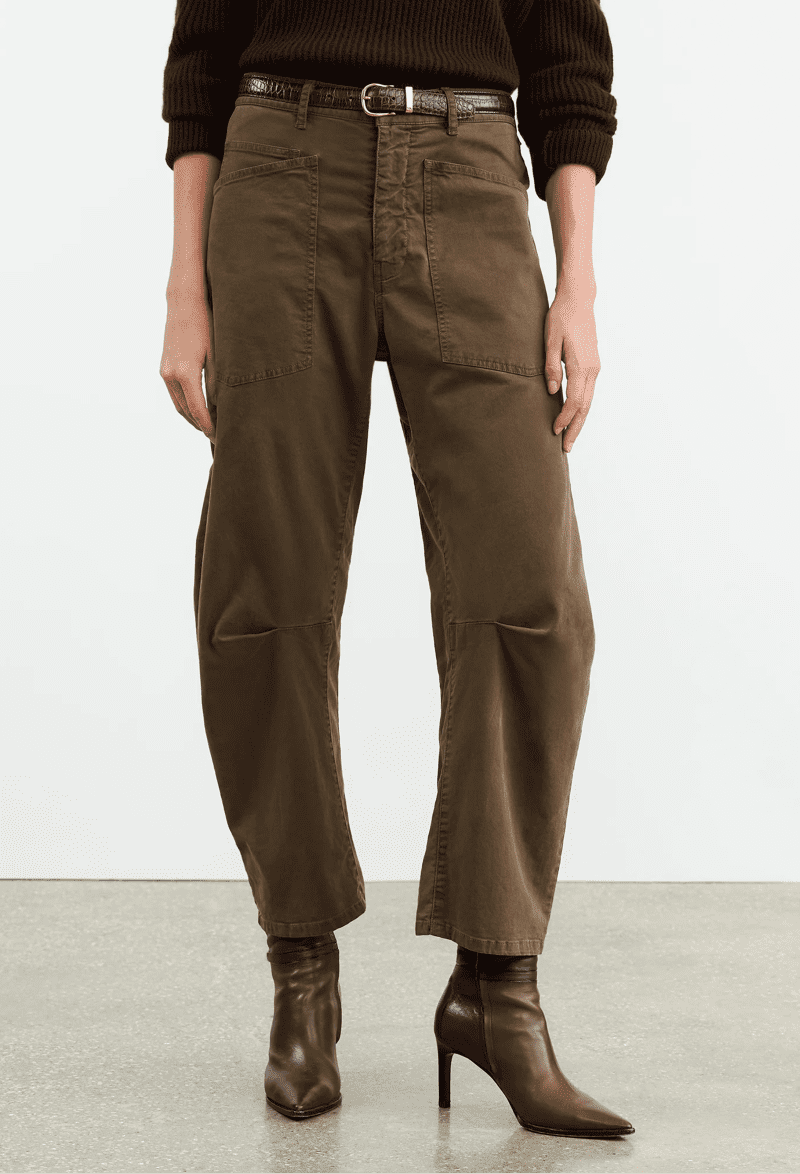 NL SHONPANT WOOD front 3