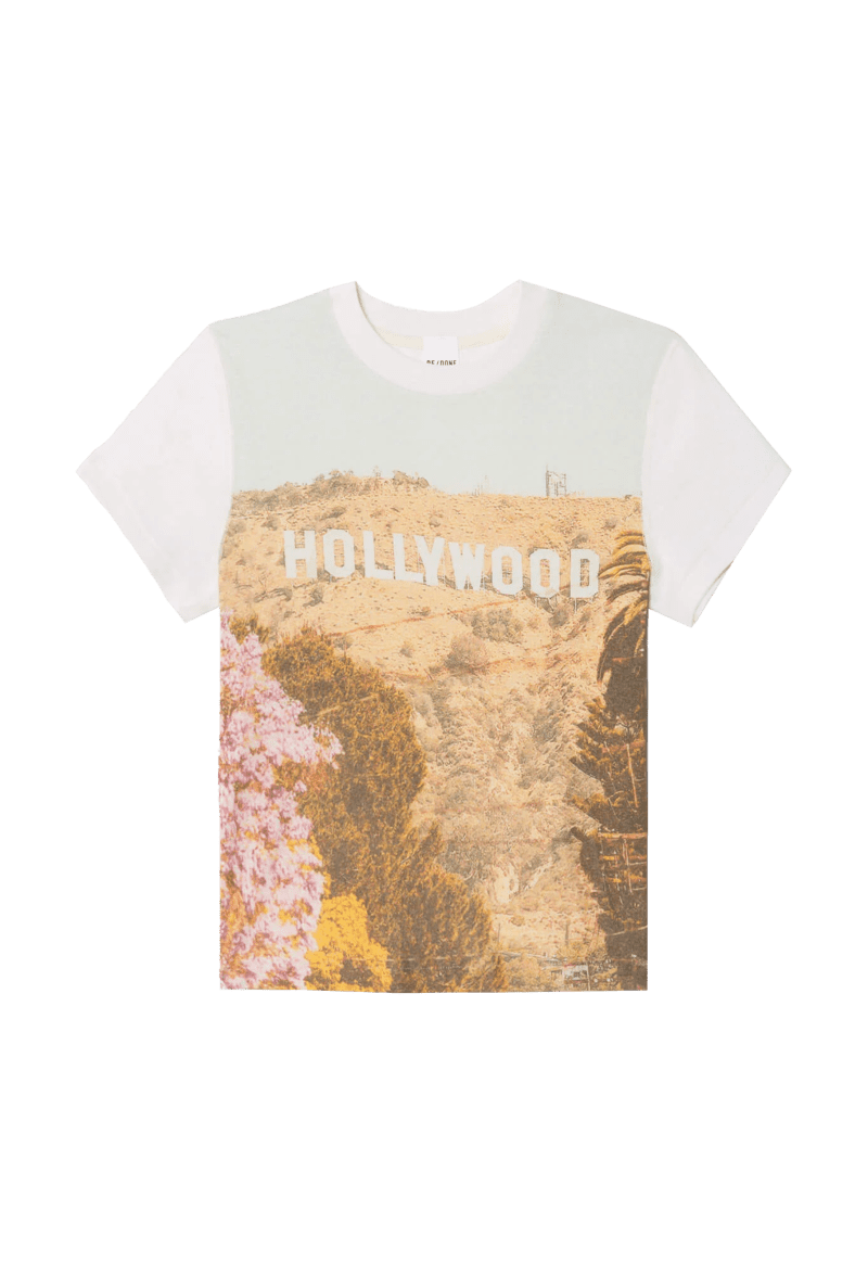 RDN 90SBABYHOLLYWOODTEE VINTAGEWHITE flat