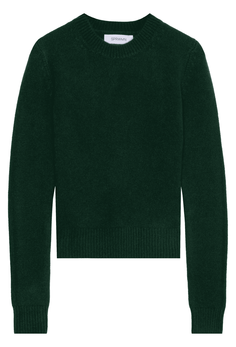 SPRWMN CREWNECKSWEATER EMERALD