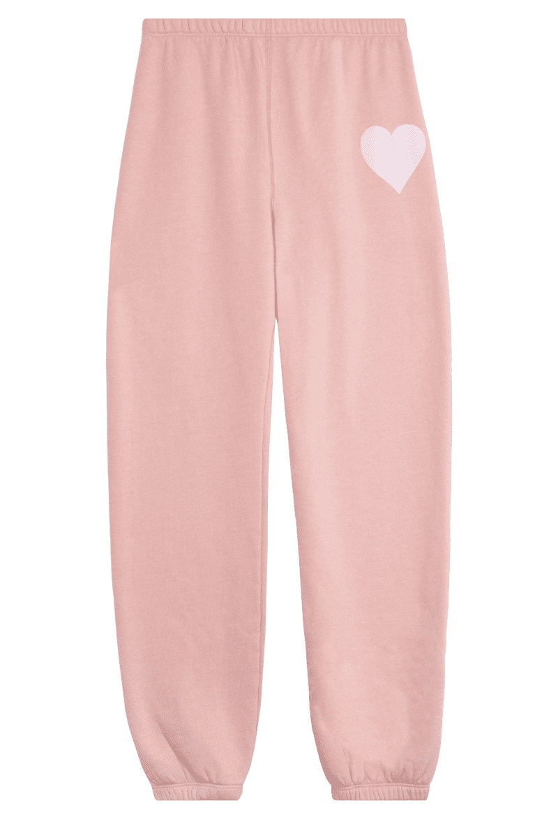 SPRWMN HEARTSWEATPANT CAMELIA