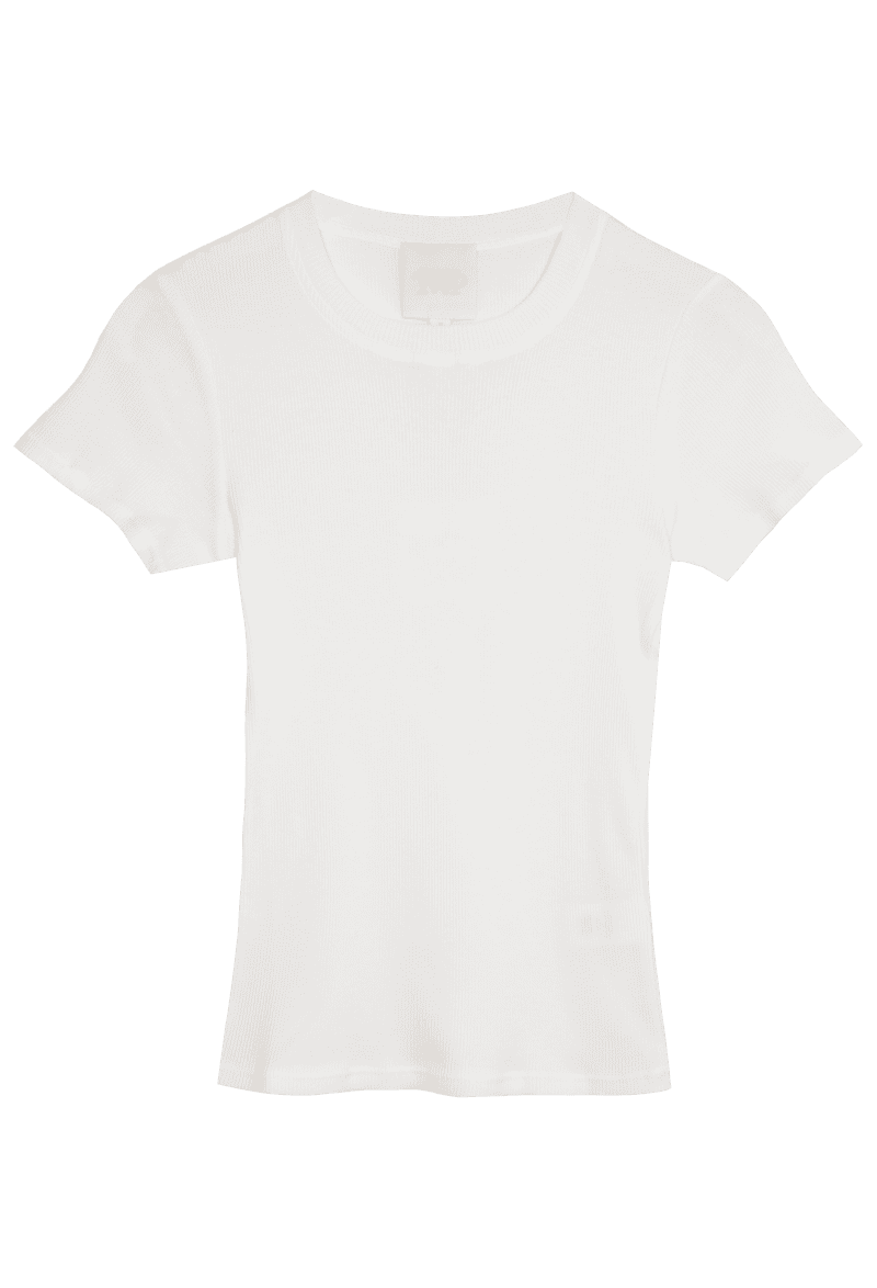 TWP RIBBEDTEE WHITE