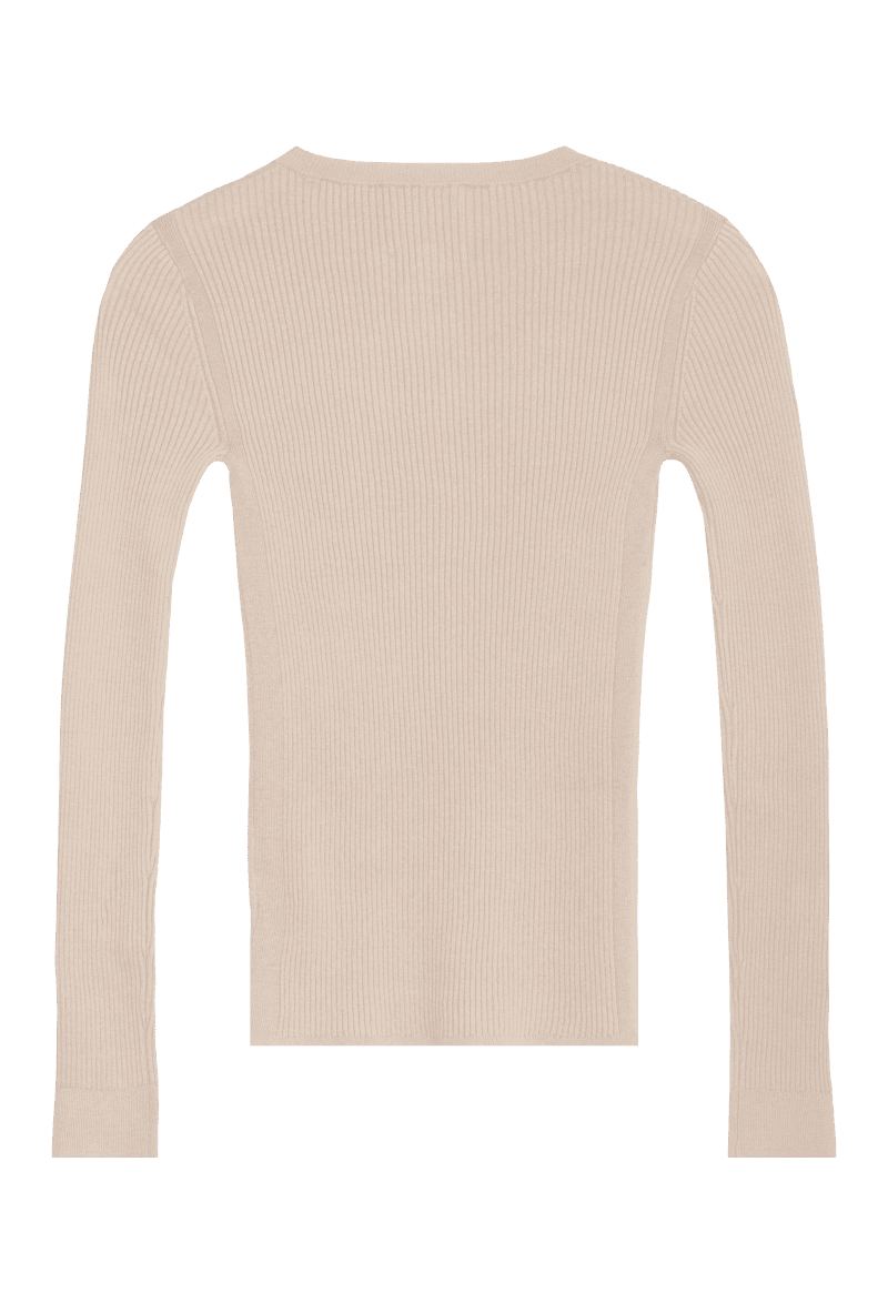 TWP SECONDSKINSWEATER SEMOLINA back